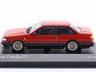 Toyota Corolla GT year 1984 red 1:43 Minichamps