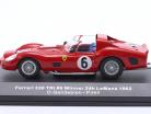 Ferrari 330 TRI #6 vincitore 24h LeMans 1962 Gendebien, Hill 1:43 Ixo