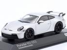 Porsche 911 (992) GT3 2021 白云石银 金属的 / 黑色的 轮辋 1:43 Minichamps