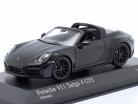 Porsche 911 (992) Targa 4 GTS Ano de construção 2022 preto 1:43 Minichamps