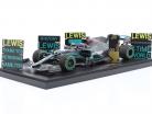 L. Hamilton Mercedes-AMG F1 W11 #44 winnaar Turks GP formule 1 Wereldkampioen 2020 1:12 Minichamps