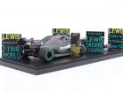 L. Hamilton Mercedes-AMG F1 W11 #44 vincitore Turco GP formula 1 Campione del mondo 2020 1:12 Minichamps