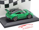 Porsche 911 (992) GT3 RS Weissach pakke 2023 grøn / gylden fælge 1:43 Minichamps