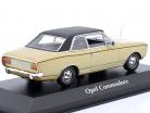 Opel Commodore A 建设年份 1970 金子 金属的 / 黑色的 1:43 Minichamps