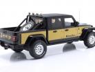 Jeep Gladiator Honcho Année de construction 2020 noir / jaune doré 1:18 GT-Spirit