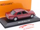 Mercedes-Benz 230E 建設年 1991 暗赤色 メタリックな 1:43 Minichamps