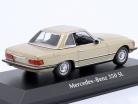 Mercedes-Benz 350SL Cabriolet Tettuccio rigido Anno di costruzione 1974 oro 1:43 Minichamps