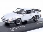 Porsche 911 (930) Turbo Ano de construção 1977 prata metálico 1:43 Minichamps