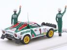 Lancia Stratos HF #1 ganador Rallye Monte Carlo 1977 con caracteres 1:43 Ixo
