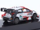 Toyota GR Yaris Rally1 #69 vinder Safari Rallye 2022 Rovanperä, Halttunen 1:43 Ixo