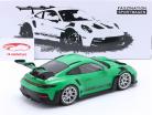 Porsche 911 (992) GT3 RS Byggeår 2023 grøn / sølv fælge 1:18 Minichamps