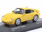 Porsche 911 (993) Turbo S Год постройки 1995 желтый 1:43 Minichamps
