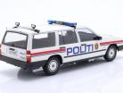 Volvo 740 GL Break Año de construcción 1986 policía Noruega 1:18 Minichamps