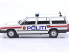Volvo 740 GL Break 建设年份 1986 警察 挪威 1:18 Minichamps