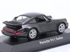 Porsche 911 (964) Turbo Byggeår 1990 perlesort 1:43 Minichamps