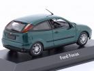 Ford Focus MK1 2 portas Ano de construção 1998 verde metálico 1:43 Minichamps