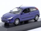 Ford Focus (MK1) 2 portas Ano de construção 1998 azul metálico 1:43 Minichamps