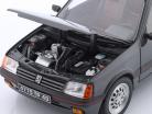 Peugeot 205 GTI 1.6 Bouwjaar 1988 Grijs metalen 1:18 Norev