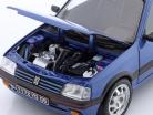 Peugeot 205 GTI 1.9 Bouwjaar 1991 Miami blauw 1:18 Norev