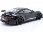 Porsche 911 (992) GT3 Год постройки 2022 черный / декор 1:18 Maisto