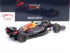 M. Verstappen Red Bull RB18 #1 ganhador EUA GP Fórmula 1 Campeão mundial 2022 1:18 Minichamps