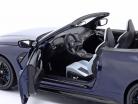 BMW M4 Cabriolé (G83) Año de construcción 2021 azul oscuro metálico 1:18 Minichamps
