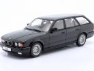 BMW 540i (E34) Touring Bouwjaar 1991 zwart metalen 1:18 Model Car Group