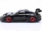 Porsche 911 (992) GT3 RS 建设年份 2023 黑色的 / 红色的 轮辋 1:18 Minichamps