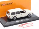 Opel Kadett D Caravan Byggeår 1979 hvid 1:43 Minichamps