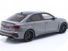 Audi RS 3 Sedã Performance Edition 2022 nardo cinza 1:18 GT-Spirit