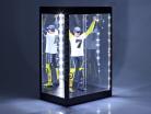Single display case with LED lighting and Mirror for figures scale 1:6 black Triple9