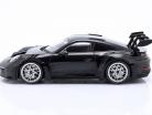 Porsche 911 (992) GT3 RS 2023 nero / argento cerchi 1:18 Minichamps