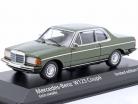 Mercedes-Benz 230CE (W123) Année de construction 1982 vert foncé métallique 1:43 Minichamps
