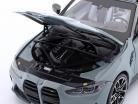 BMW M4 Cabriolet (G83) Baujahr 2021 grau metallic 1:18 Minichamps