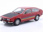 Alfa Romeo Alfetta GTV Turbodelta Baujahr 1979 rot / Dekor 1:18 KK-Scale