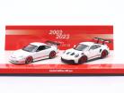 2-Car Set 20 Flere år Porsche 911 GT3 RS: 996 (2003) & 992 (2023) 1:43 Minichamps