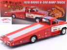 Dodge D-300 Ramp Truck Mongoose year 1970 red / white 1:18 GMP