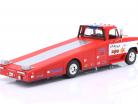 Dodge D-300 Ramp Truck Mongoose year 1970 red / white 1:18 GMP
