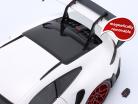 Porsche 911 (992) GT3 RS Bouwjaar 2022 wit / Rood velgen 1:18 Minichamps