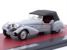 Bugatti T57SC Roadster Closed Top Vanden Plas 1938 灰色的 1:43 Matrix