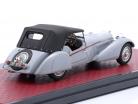 Bugatti T57SC Roadster Closed Top Vanden Plas 1938 Grijs 1:43 Matrix
