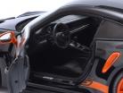 Porsche 911 (992) GT3 RS Anno di costruzione 2022 nero / arancia cerchi 1:18 Minichamps