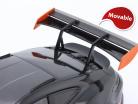 Porsche 911 (992) GT3 RS Byggeår 2022 sort / orange fælge 1:18 Minichamps
