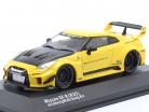 Nissan GT-R (R35) Liberty Walk Body Kit 2022 amarelo / preto 1:43 Solido