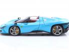 Ferrari Daytona SP3 Closed Top 2022 azul 1:18 Bburago Signature
