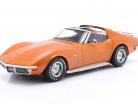 Chevrolet Corvette C3 建設年 1972 オレンジ メタリックな 1:18 KK-Scale