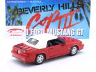 Ford Mustang GT Cabriolet 1991 Film Beverly Hills Cop III (1994) rød 1:18 GMP