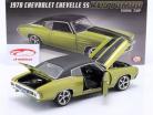 Chevrolet Chevelle SS Restomod med Vinyl tag 1970 grøn / sort 1:18 GMP