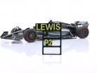 L. Hamilton Mercedes-AMG F1 W14 #44 2º Austrália GP Fórmula 1 2023 1:18 Minichamps