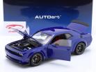 Dodge Challenger R/T Scat Pack Shaker Widebody 2022 indigo blå 1:18 AUTOart